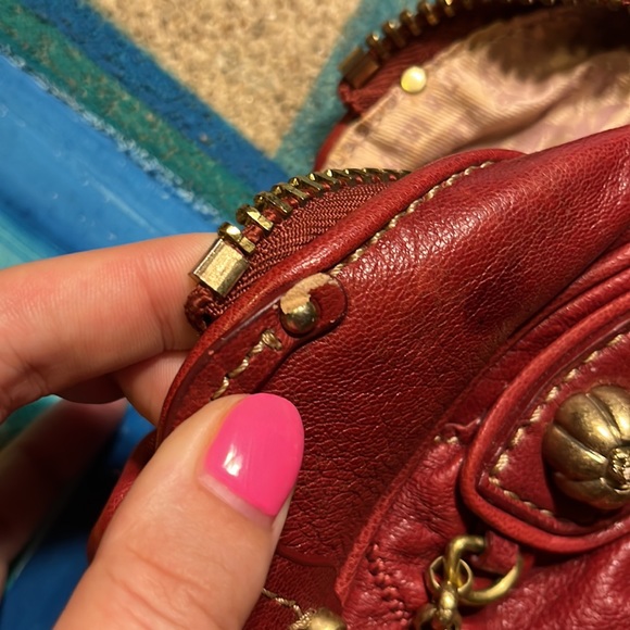 Juicy Couture Red Leather Bag - Picture 4 of 8